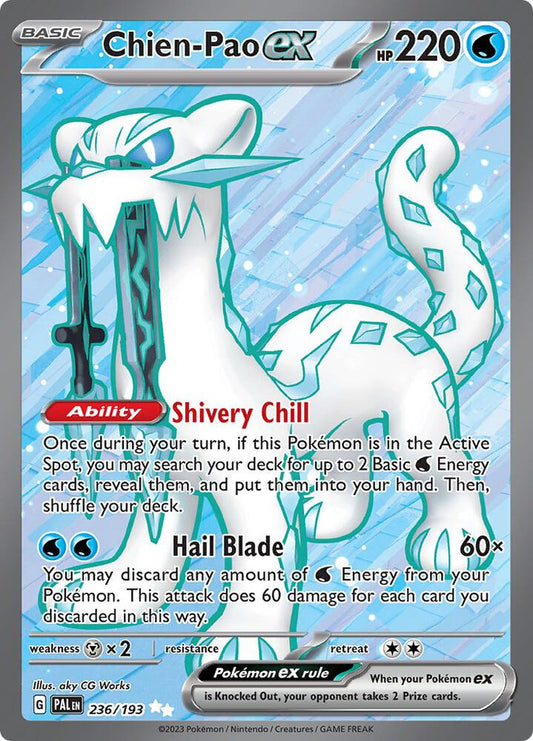 PKMN Singles - Chien-Pao ex - 236/193