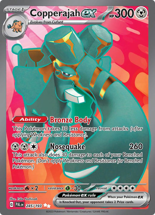 PKMN Singles  - Copperajah ex - 245/193