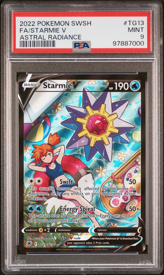 PSA 9 - Starmie V - TG13