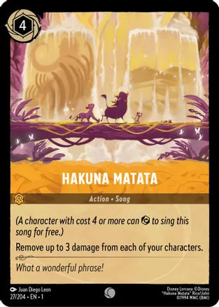 LCA CH1 Singles: Hakuna Matata