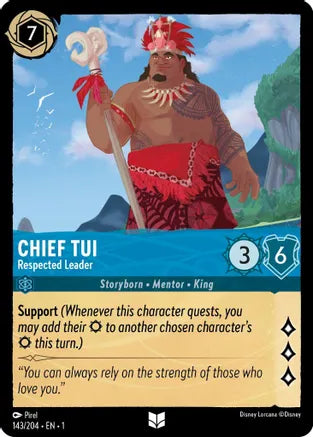 LCA CH1 Singles: Chief Tui - Respected Leader