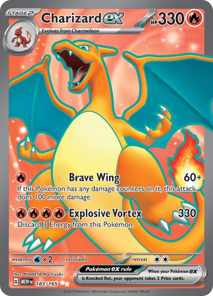 PKMN Singles  - Charizard ex - 183/165