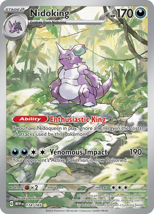 PKMN Singles  - Nidoking - 174/165