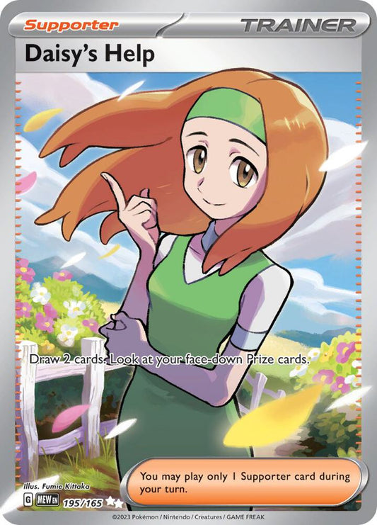 PKMN Singles  - Daisy's Help - 195/165