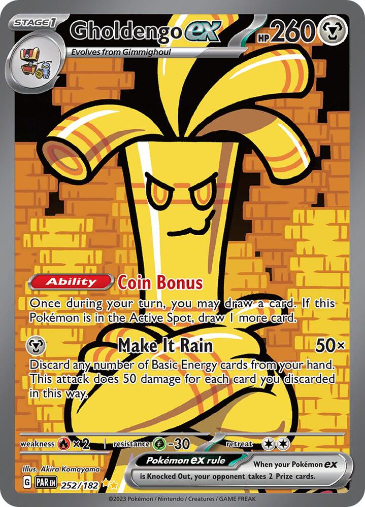 PKMN Singles - Gholdengo ex - 252/182