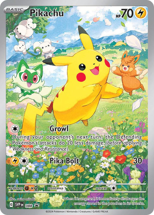 PKMN Singles - Pikachu - 088 - SV: Scarlet & Violet Promo Cards