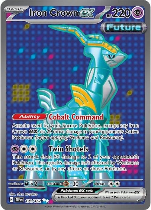 PKMN Singles  - Iron Crown ex - 191/162