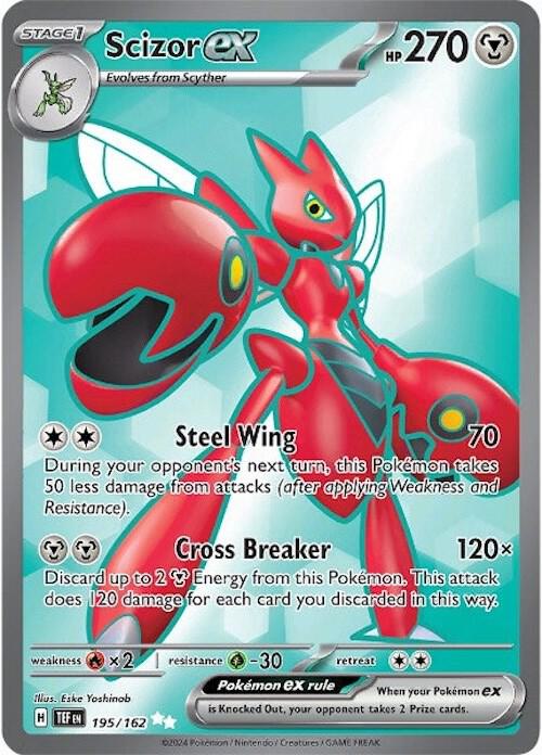 PKMN Singles  - Scizor ex - 195/162
