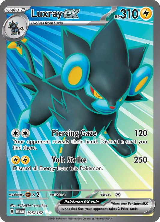 PKMN Singles   - Luxray ex - 195/167