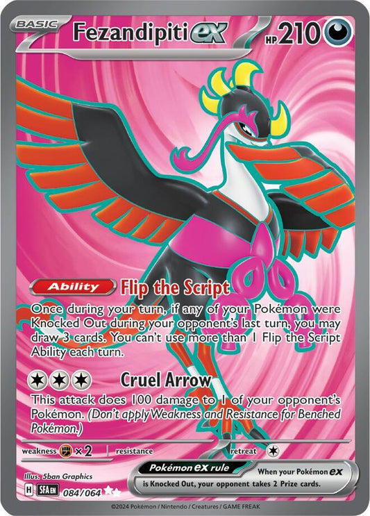 PKMN Singles  - Fezandipiti ex - 084/064