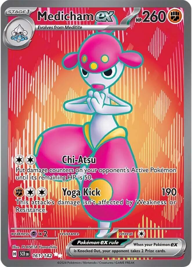PKMN Singles  - Medicham ex - 161/142