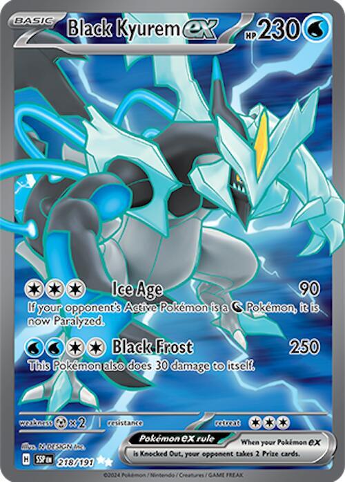 PKMN Singles - Black Kyurem ex - 218/191