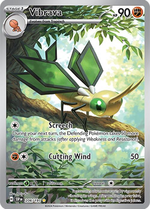 PKMN Singles - Vibrava - 206/191