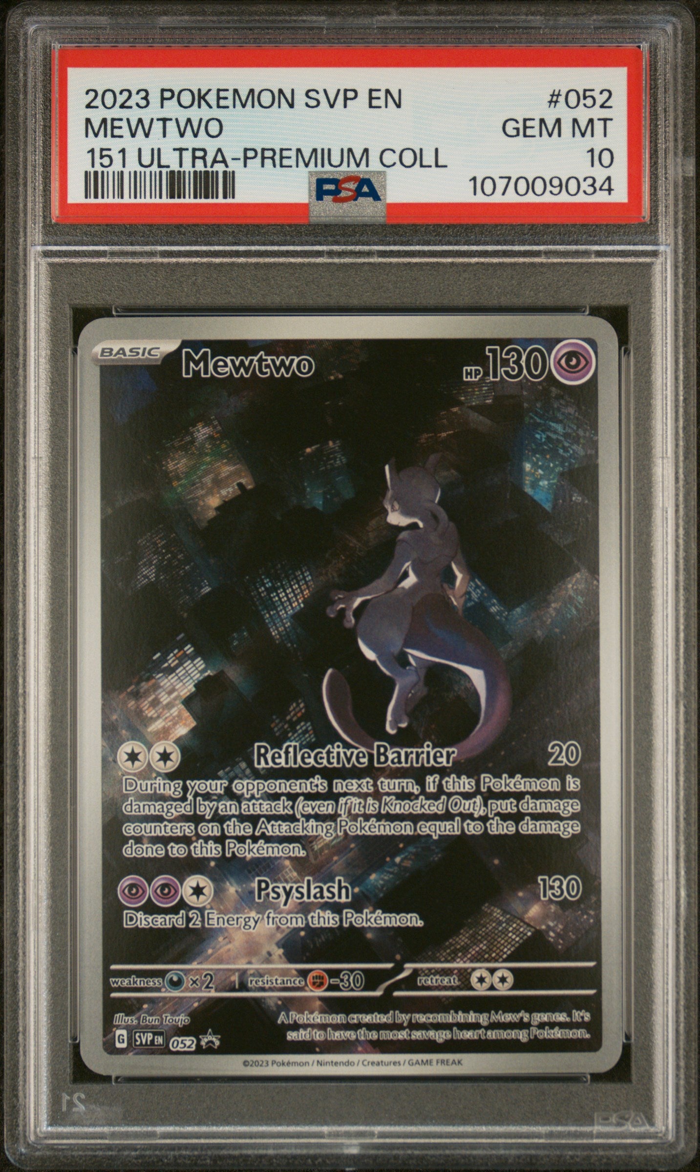 PSA 10 - Mewtwo 052