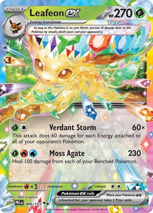 PKMN Singles  - Leafeon ex - 006/131
