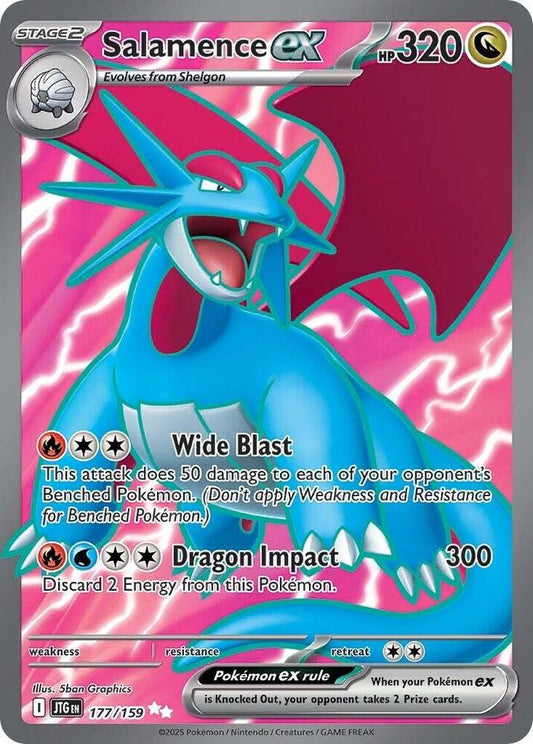 PKMN Singles  - Salamence ex - 177/159