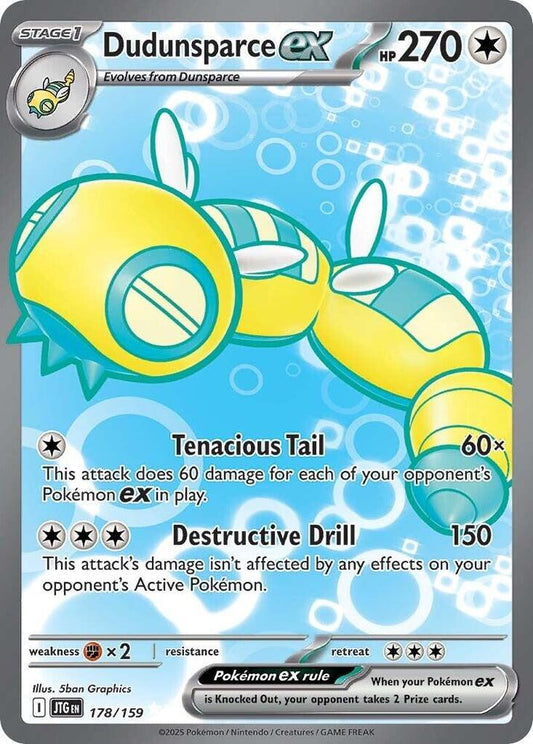 PKMN Singles   - Dudunsparce ex - 178/159