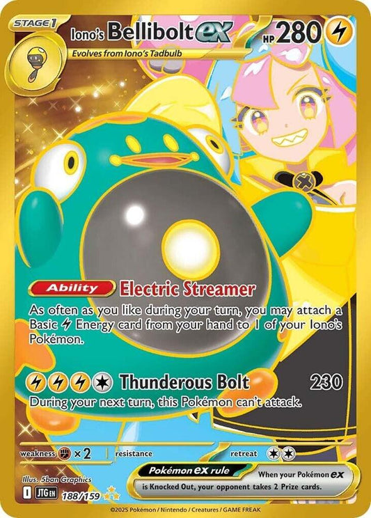PKMN Singles  - Iono's Bellibolt ex - 188/159
