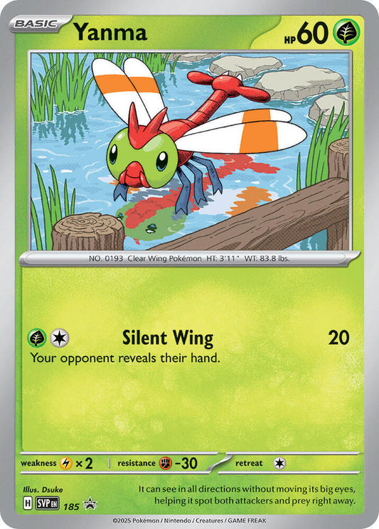 PKMN Singles  - Yanma - 185 - (SVP)