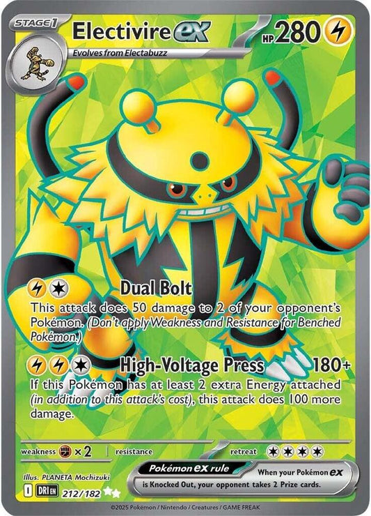 PKMN Singles  - Electivire ex - 212/182