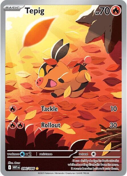 PKMN Singles  - Tepig IR - 096/086