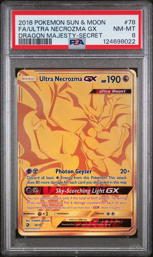 PSA 8 - Ultra Necrozma GX 78