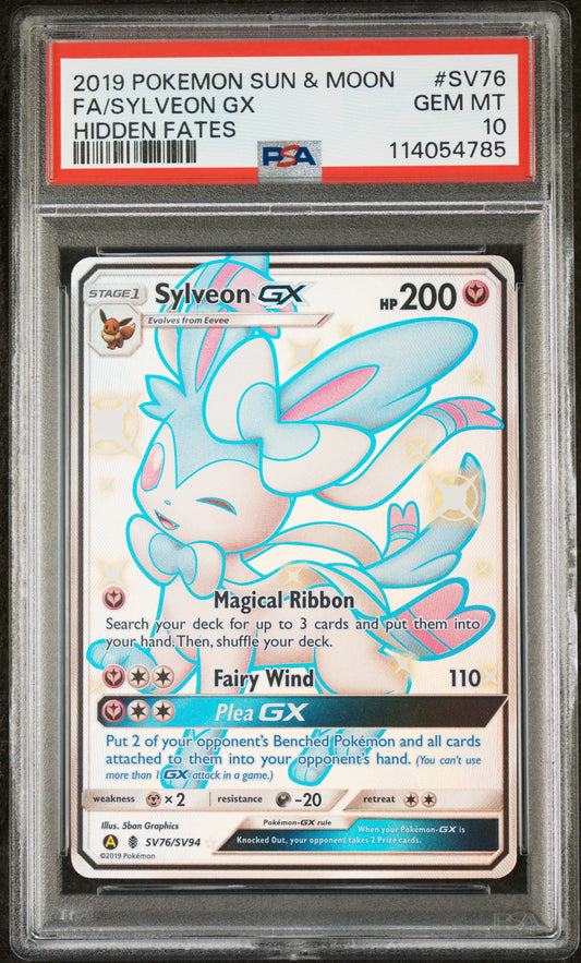 PSA 10 - Sylveon GX SV76