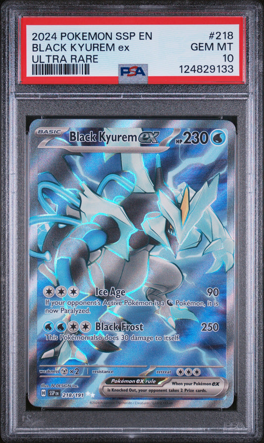 PSA 10 - Black Kyurem ex 218