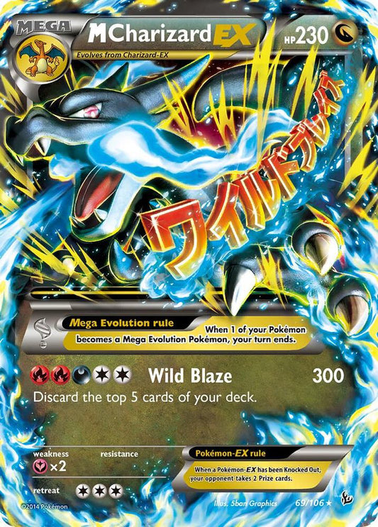 PKMN Singles  - M Charizard EX (X)