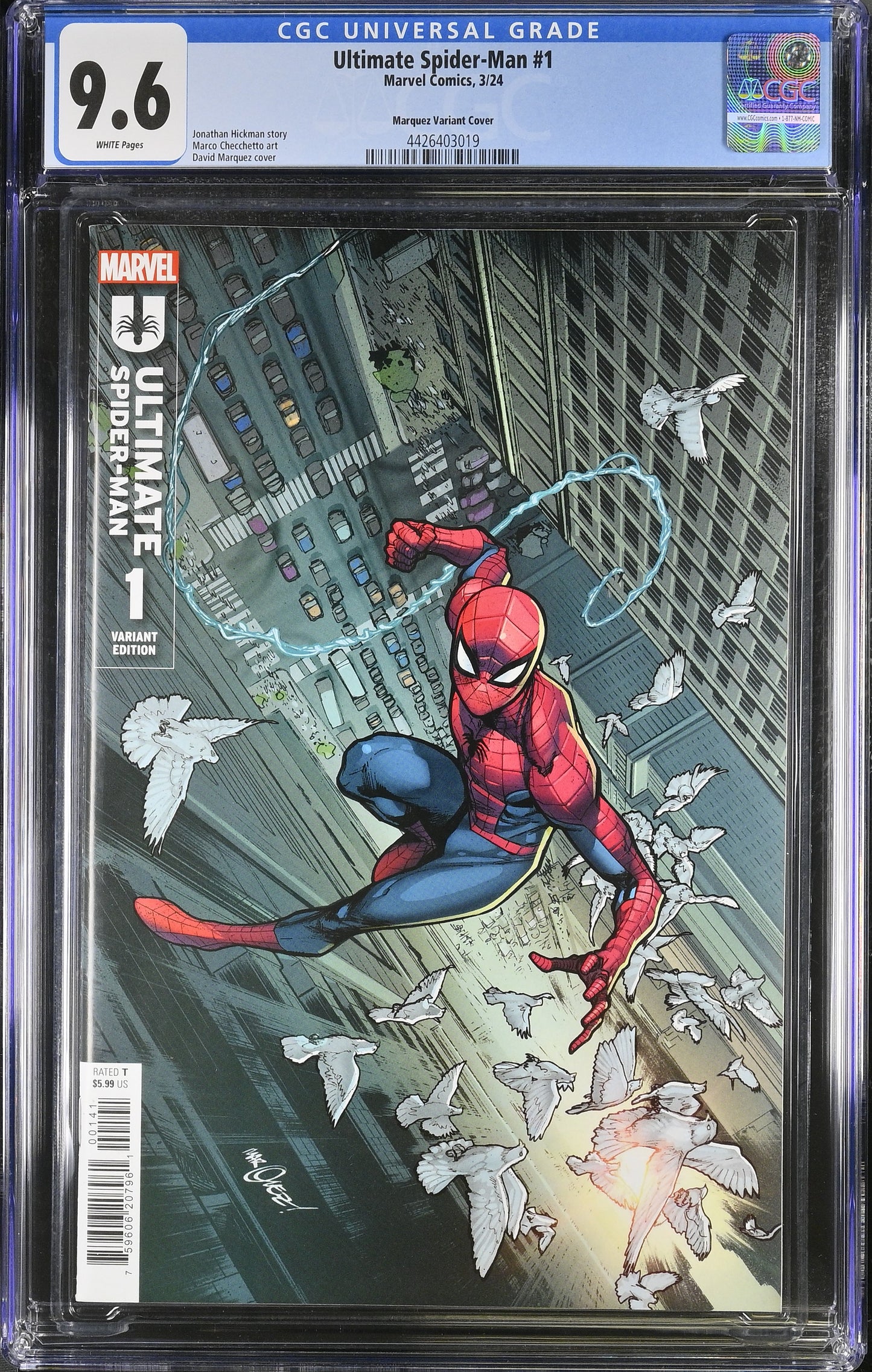 CGC Graded Comics: 9.6 Ultimate Spider-Man #1 Marquez Variant Cover