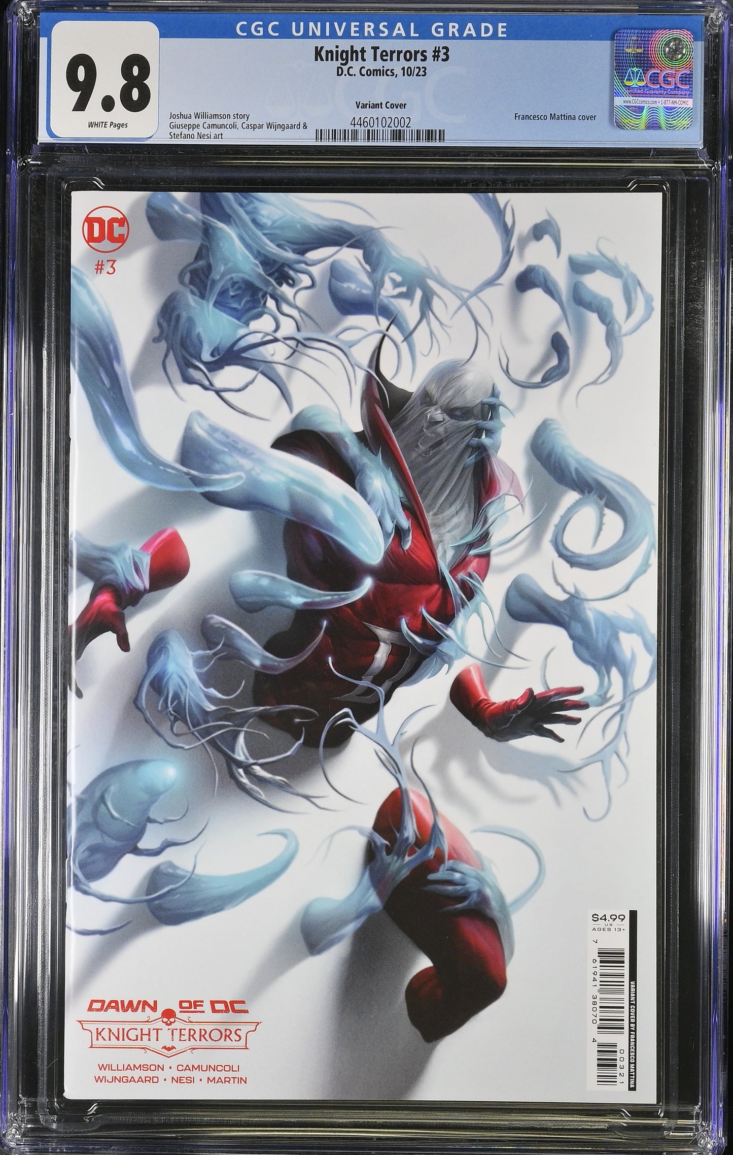 CGC Graded Comics: 9.8 Knight Terrors #3 Variant Cover