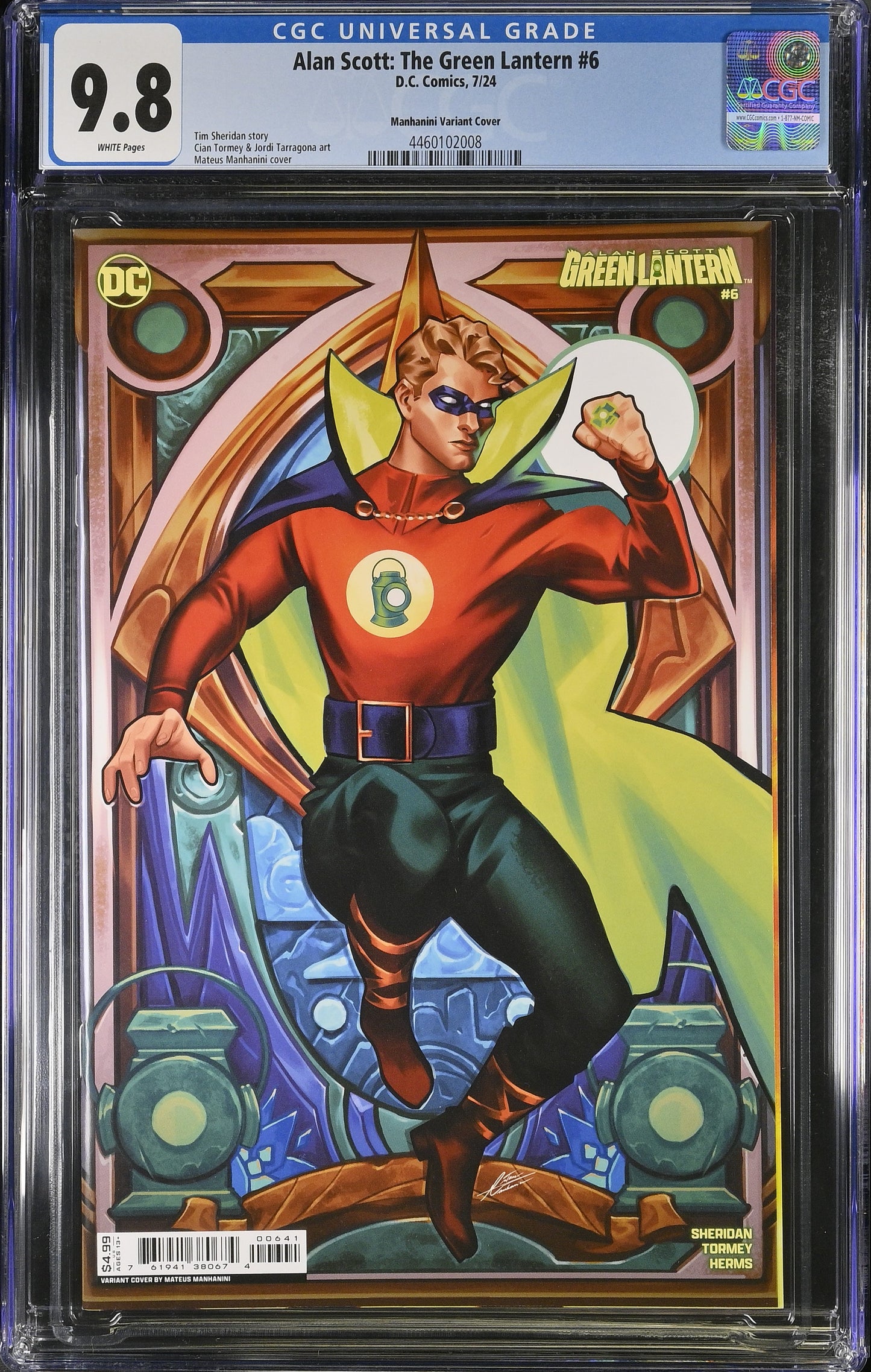 CGC Graded Comics: 9.8 Alan Scott: The Green Lantern #6 Variant Cover