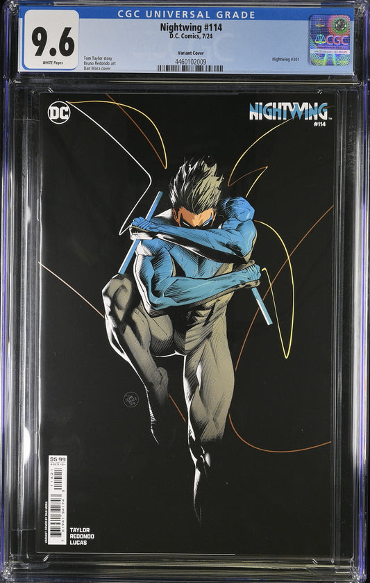 CGC Graded Comics: 9.6 Nightwing #114 Variant Cover