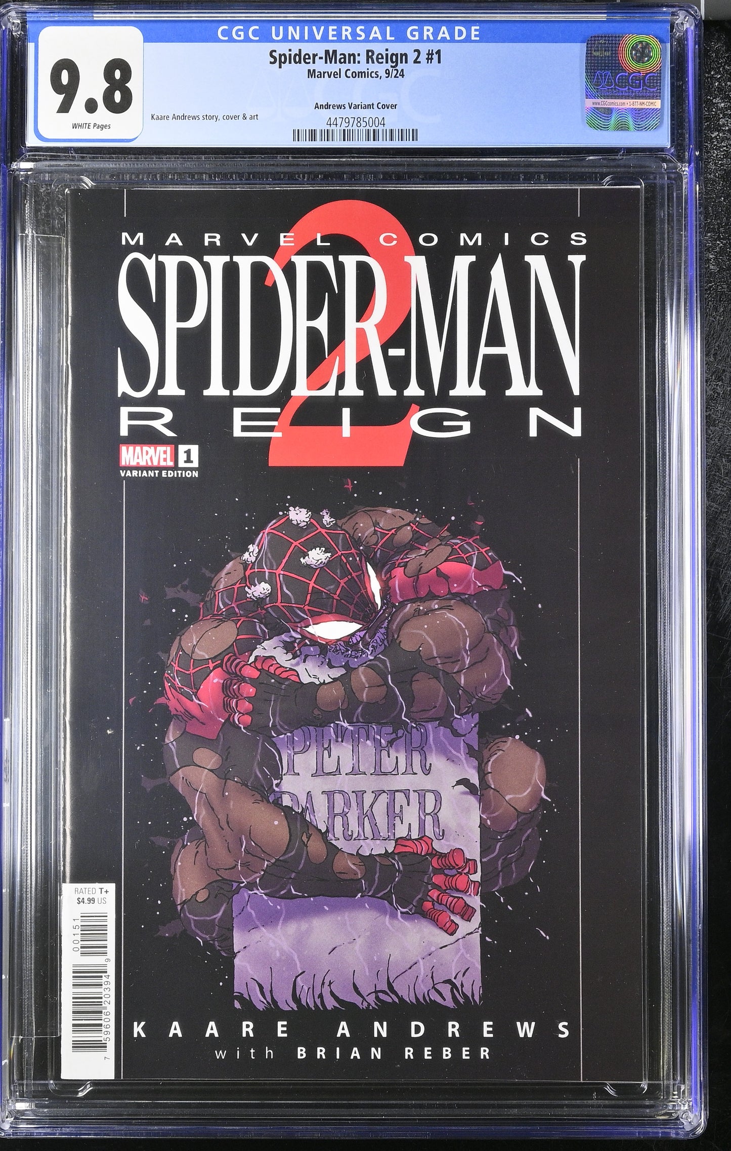 CGC Graded Comics: 9.8 Spider-Man Reign 2 #1 Andrews Variant Cover