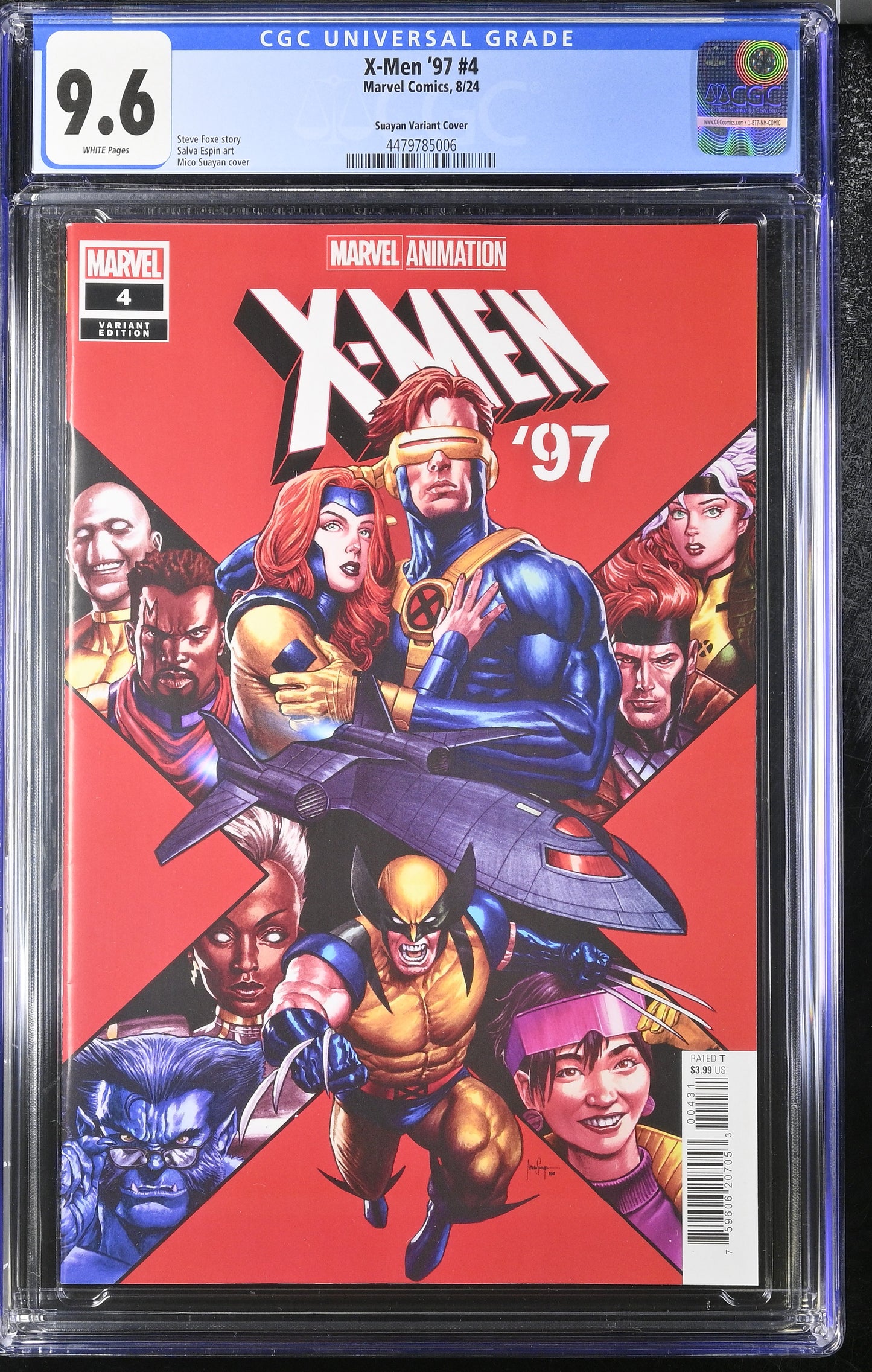 CGC Graded Comics: 9.6 X-Men '97 #4 - Suayan Variant Cover