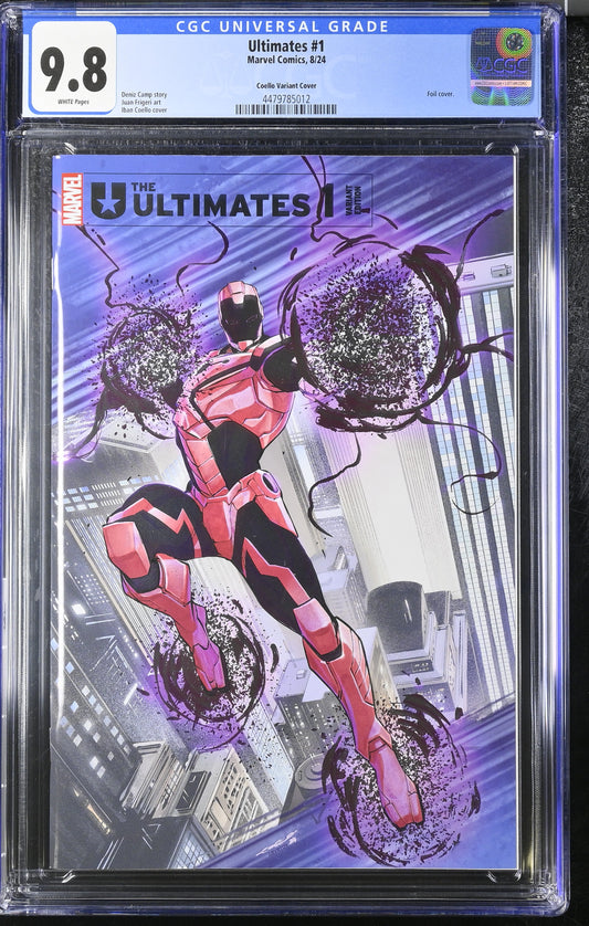 CGC Graded Comics: 9.8 Ultimates #1 - Coello Variant Cover