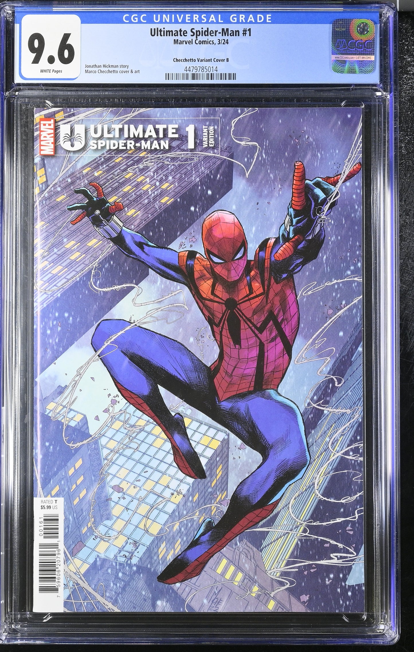 CGC Graded Comics: 9.6 Ultimate Spider-Man #1 - Checchetto Variant