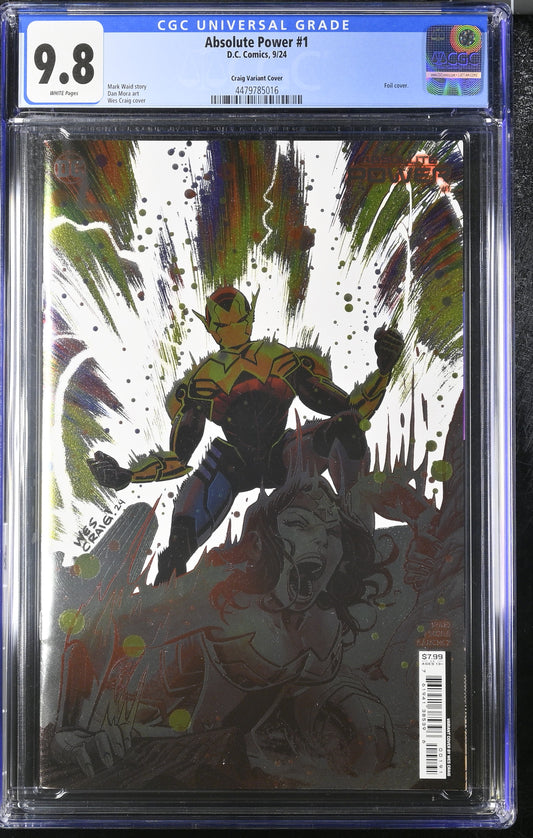 CGC Graded Comics: 9.8 Absolute Power #1 - Craig Variant Cover