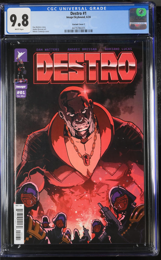 CGC Graded Comics: 9.8 Destro #1 Variant Cover C