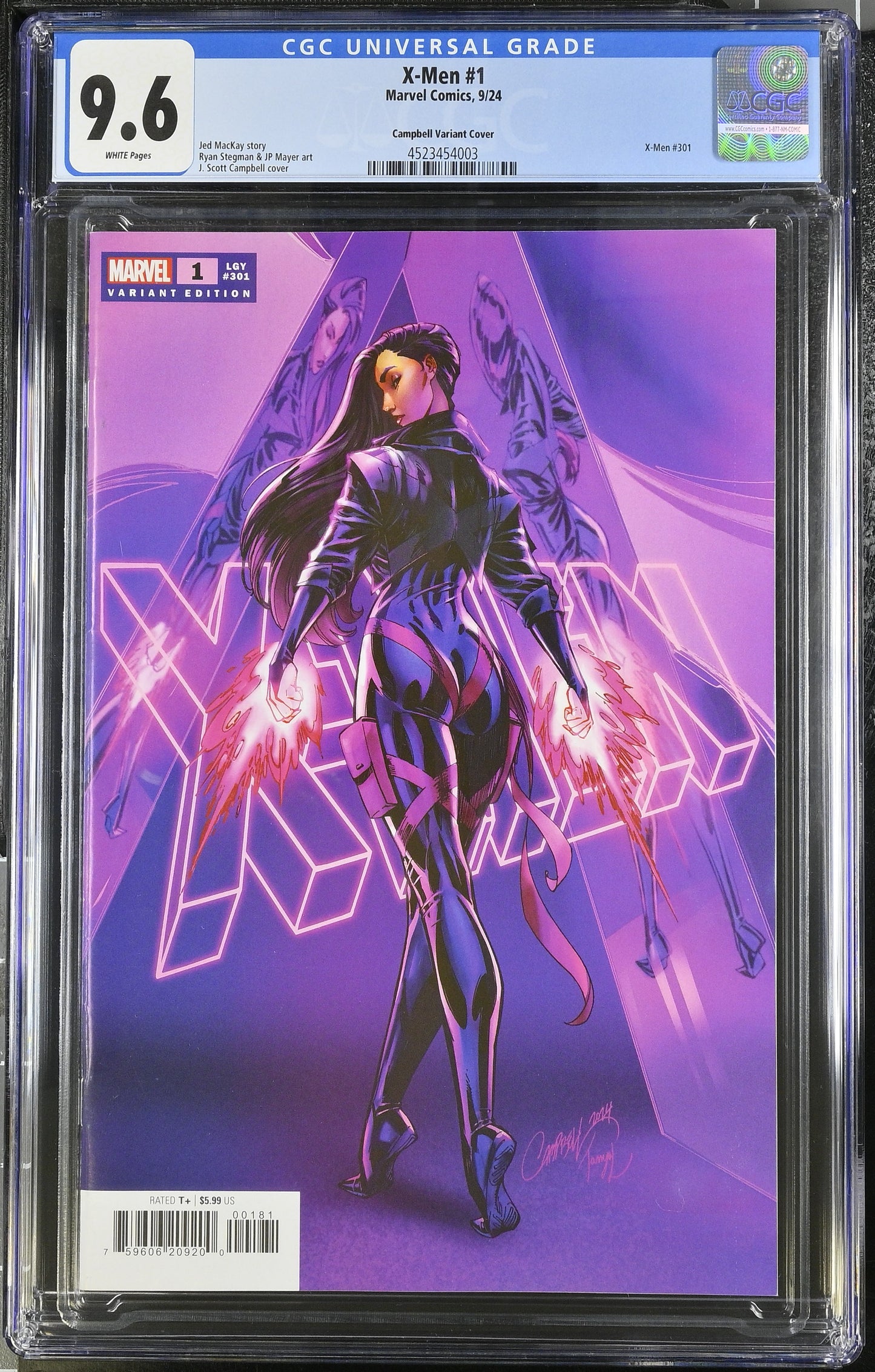 CGC Graded Comics: 9.6 X-Men - J. Scott Campbell cover