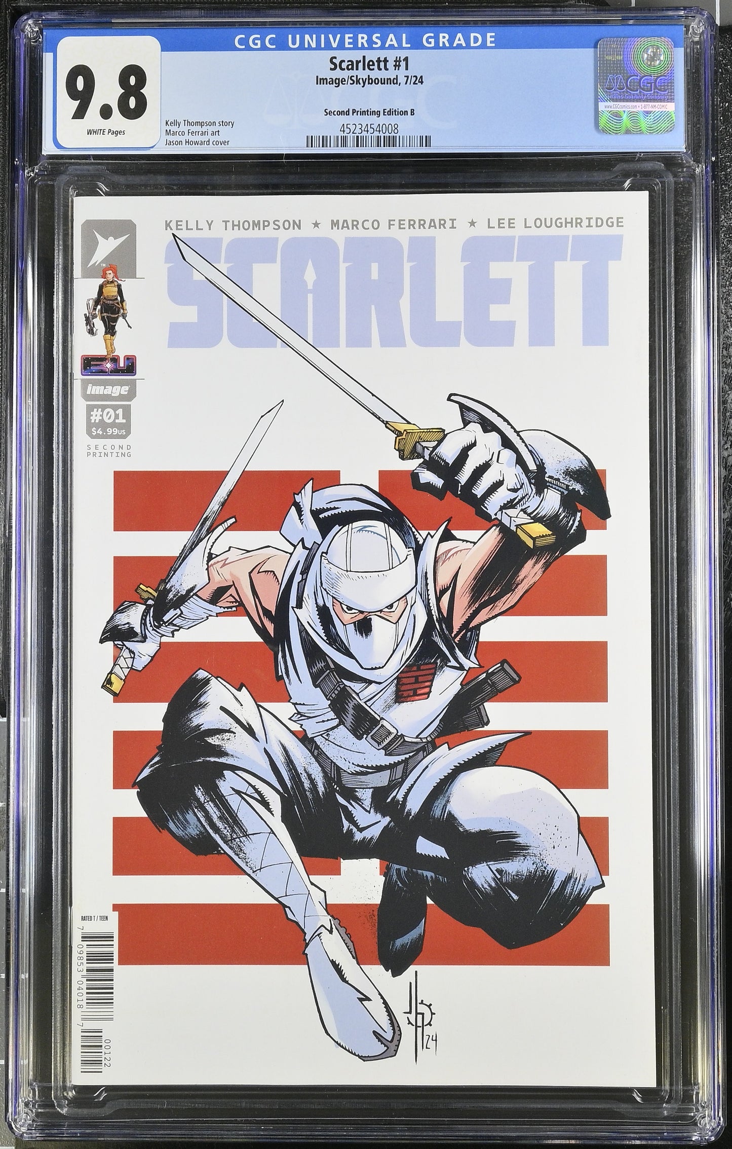 CGC Graded Comics: 9.8 Scarlett - Jason Howard cover