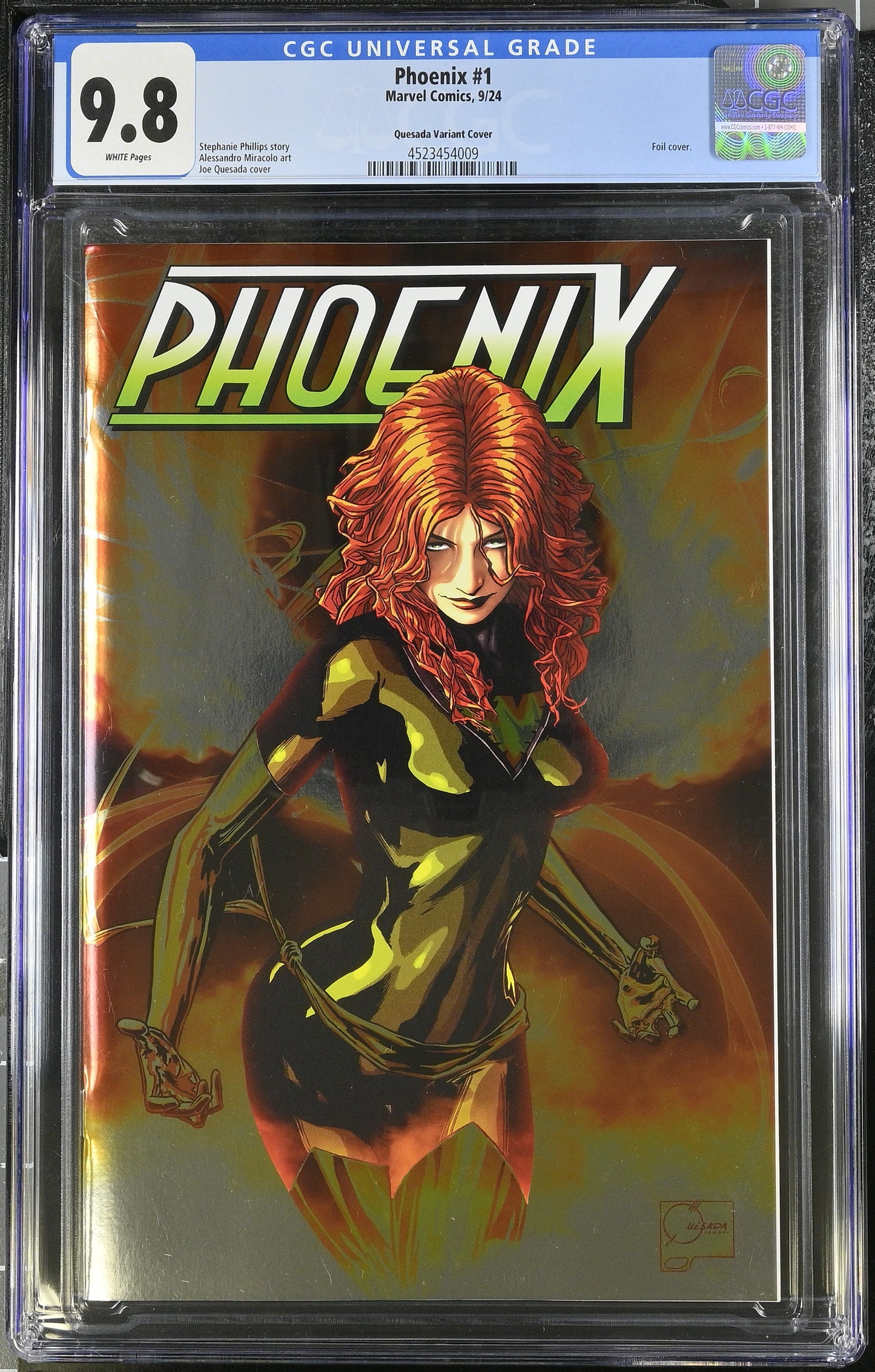 CGC Graded Comics: 9.8 Phoenix - Joe Quesada Foil cover