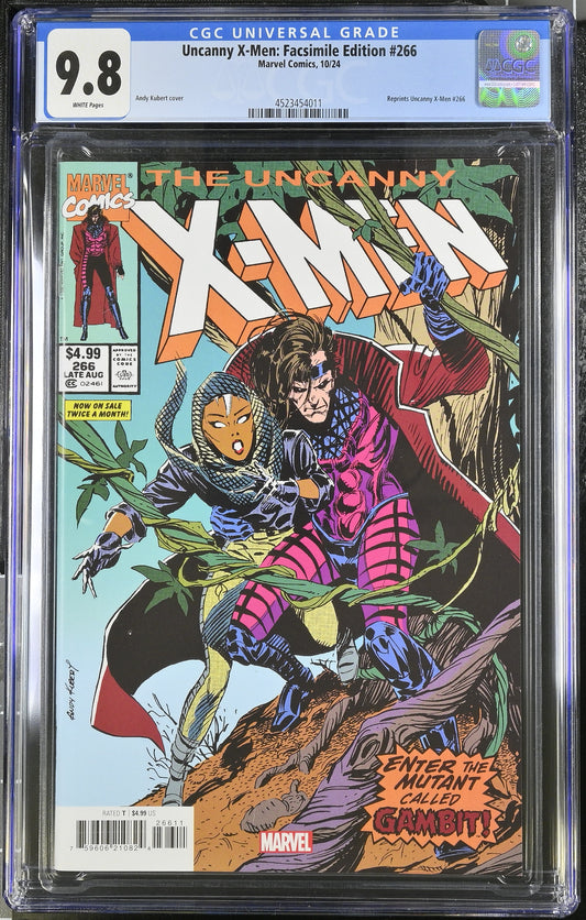 CGC Graded Comics: 9.8 Uncanny X-Men: Facsimile Edition - Andy Kubert cover