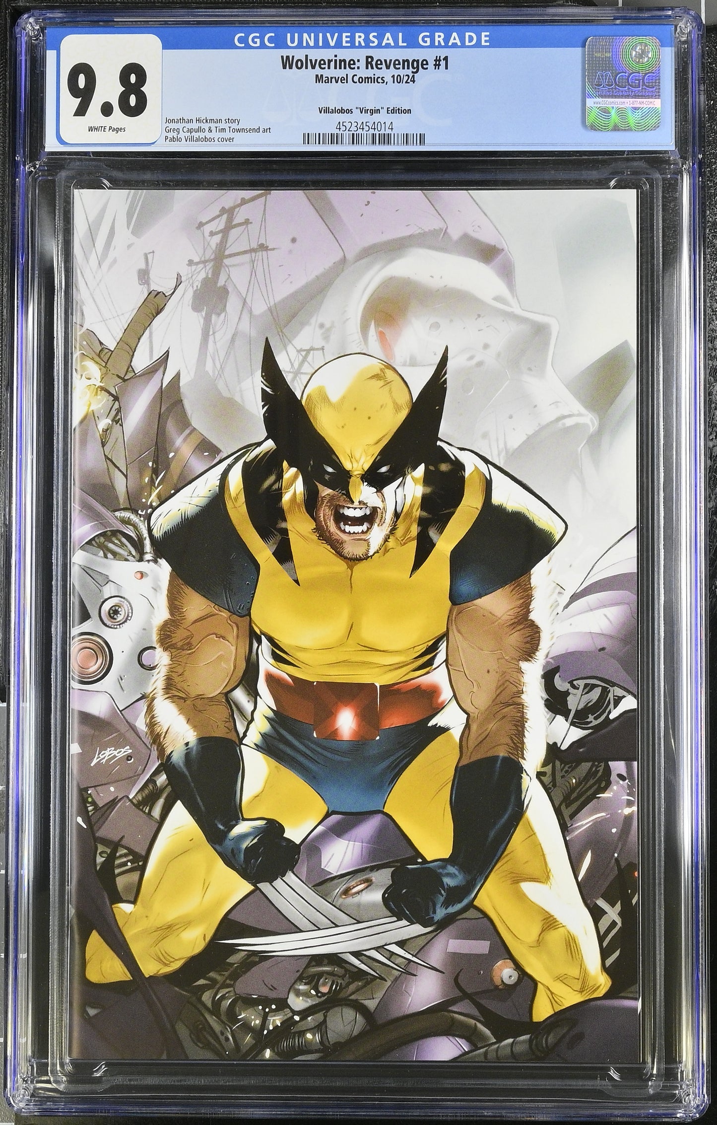 CGC Graded Comics: 9.8 Wolverine: Revenge - 1/50 Virgin Cover - Pablo Villalobos cover