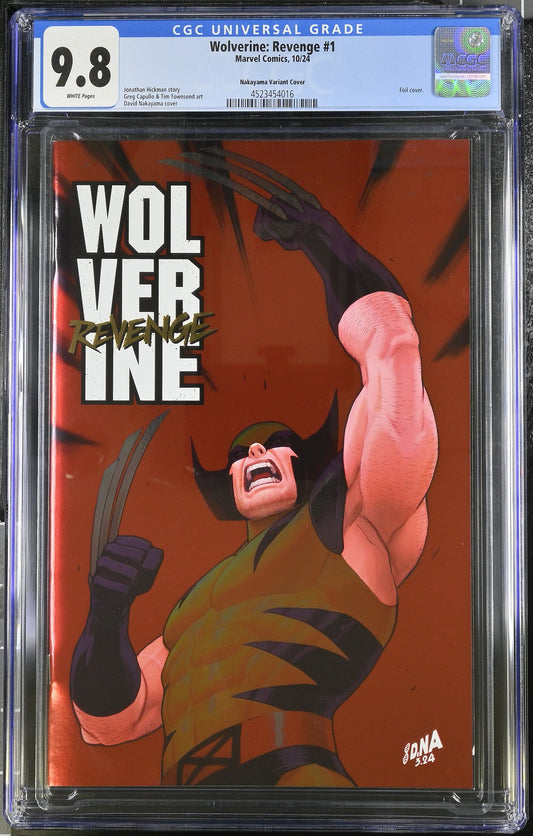 CGC Graded Comics: 9.8 Wolverine: Revenge - Foil Cover - David Nakayama cover