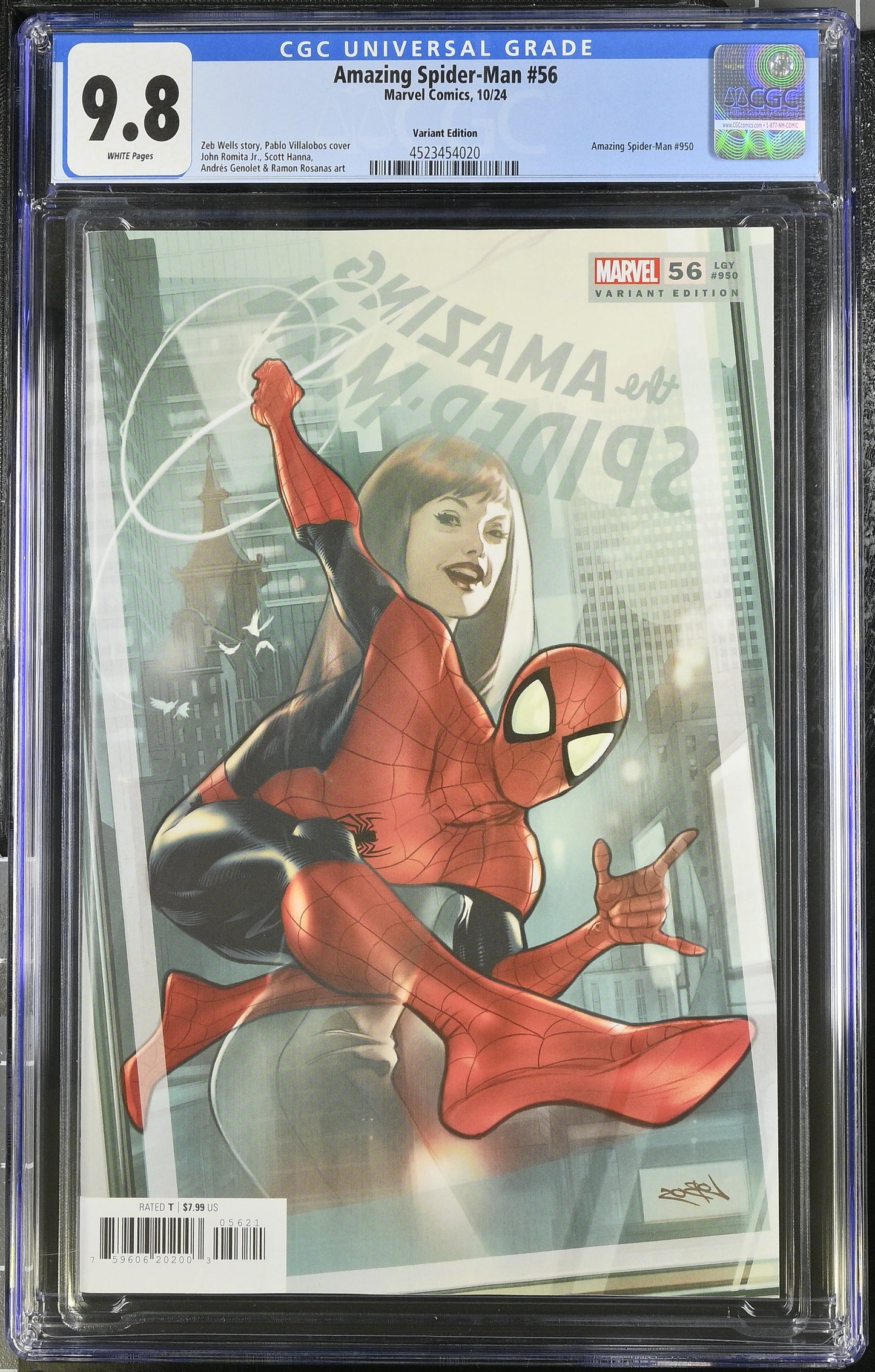 CGC Graded Comics: 9.8 Amazing Spider-Man #56 Ramon Rosanas art