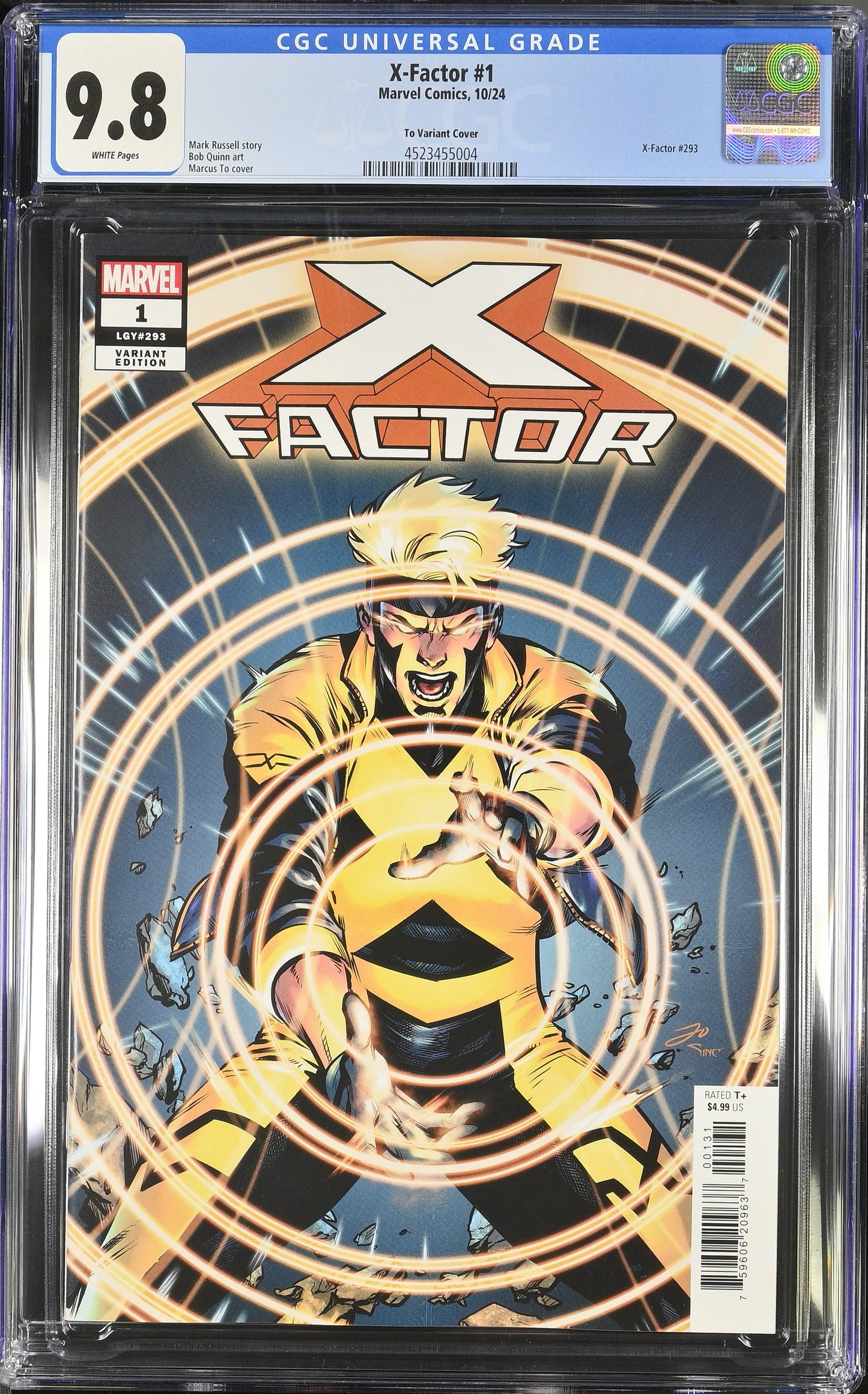 CGC Graded Comics: 9.8 X-Factor - To Variant Cover