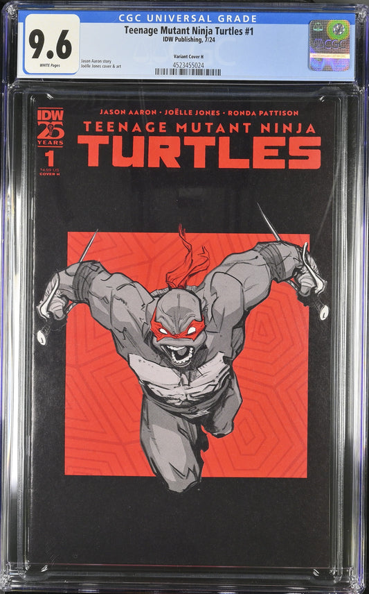 CGC Graded Comics: 9.6 Teenage Mutant Ninja Turtles - Jo�lle Jones cover & art