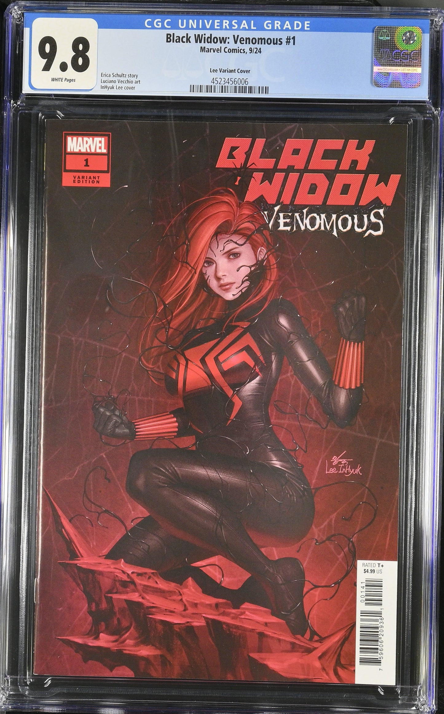 CGC Graded Comics: 9.8 Black Widow: Venomous - InHyuk Lee cover