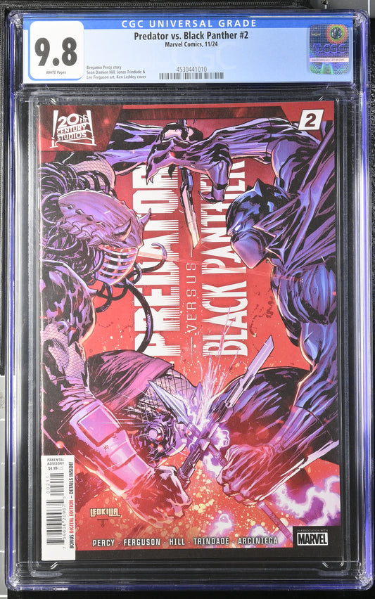 CGC Graded Comics: 9.8 Predator vs. Black Panther